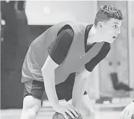  ?? MIAMI HEAT COURTESY. ?? Tyler Herro has been working on his playmaking during the Heat’s time at Disney.