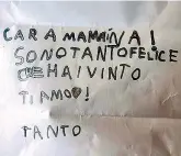  ?? ?? Dopo la vittoria Le parole scritte dalla figlia Ginevra