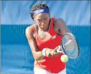  ?? AFP ?? Coco Gauff lost to Zarina Diyas 6-4, 6-2 in Washington Open.