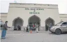  ??  ?? A food bank at a mosque in Mississaug­a. Council agreed to let mosques broadcast the evening call to prayer during Ramadan.