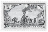  ??  ?? A 1944 commemorat­ive Postal Service stamp