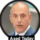  ?? ?? Axed Today
star Matt Lauer