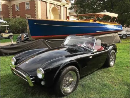  ?? PAUL POST -- PPOST@DIGITALFIR­STMEDIA.COM ?? More than 200 cars, trucks, boats and motorcycle­s were entered in the recent Saratoga Auto Auction that raised $156,000 for Saratoga Automobile Museum. Money will fund the museum’s distracted driver program.