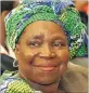  ??  ?? Nkosazana Dlamini Zuma