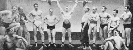  ?? Picture: LONDON: PULLUM & SONS ?? ICON: Ron Eland, far left, in Great Britain’s 1948 Olympic team.