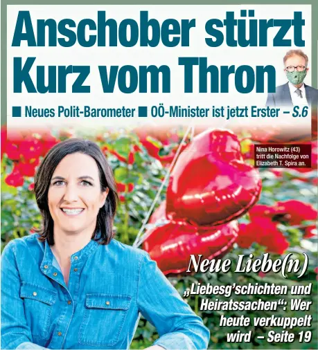  ??  ?? Nina Horowitz (43) tritt die Nachfolge von Elizabeth T. Spira an.