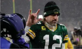  ?? Mark Hoffman/USA Today Sports ?? Many believe Aaron Rodgers has already played his final game for Green Bay. Photograph: