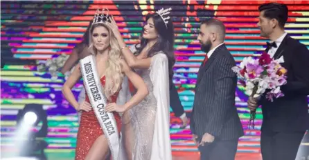  ?? JosÉ Cordero ?? Lisbeth Valverde, Miss Costa Rica 2023, el día de su coronación.