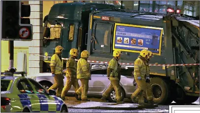 ??  ?? Arrest: Harry Clarke had his car and lorry licences withdrawn in May after the Glasgow bin lorry crash in December