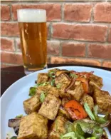  ?? General Shu’s Chinese Fare & Taproom ?? Black Pepper Tofu is one of the dishes on the menu at the new General Shu’s Chinese Fare & Taproom in Zelienople.