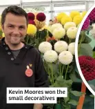  ??  ?? Kevin Moores won the small decorative­s