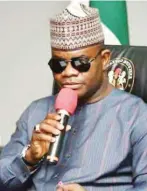  ??  ?? Kogi State Gov., Yahaya Bello