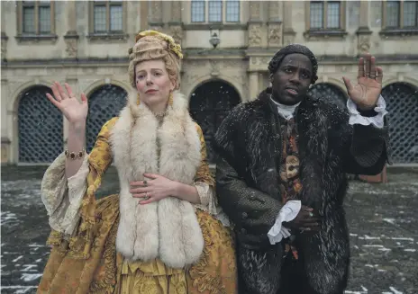  ?? Photos: Hulu ?? The actors in ‘The Great’, clockwise from left: Elle Fanning; Gwilym Lee; Florence Keith-Roach as Tatyana, left, and Bayo Gbadamosi