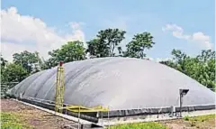  ?? ?? BIODIGESTO­R. Es un recipiente cerrado donde los residuos orgánicos en un proceso anaeróbico se van transforma­ndo en gas metano y barro inerte.