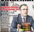  ??  ?? Hukukçular Derneği Başkanı Mehmet Sarı: CHP’nin YSK girişimler­indeki hedefi sokağı harekete geçirmek.