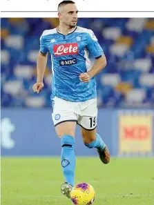  ?? MOSCA ?? Il serbo Nikola Maksimovic, 28 anni, difensore centrale del Napoli