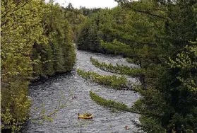  ?? Associated Press file photo ?? On Maine’s Kennebec River, environmen­talists and state agencies want four dams removed that generate about 5 percent of the state’s renewable energy.