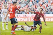  ?? AFP ?? James celebra un gol anotado en la Bundesliga.