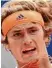  ??  ?? Alexander Zverev