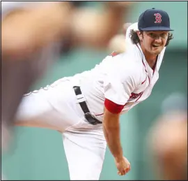  ?? ADAM GLANZMAN, GETTY IMAGES ?? Boston’s Connor Seabold pitches against the New York Yankees at Fenway Park on July 8 in Boston.