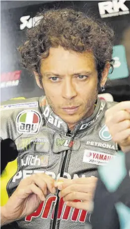  ?? Alejandro Ceresuela ?? El piloto italiano Valentino Rossi, el lunes, en el test de Montmeló.