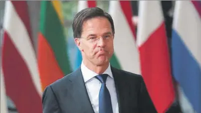  ?? EFE ?? El ex primer ministro de Holanda Mark Rutte.