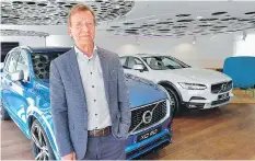  ?? JONAS EKSTROMER / AFP / GETTY IMAGES ?? “This is an attractive car people want to have,” says Volvo CEO Hakan Samuelsson of the automaker’s announceme­nt that it will soon build only electric and hybrid vehicles.