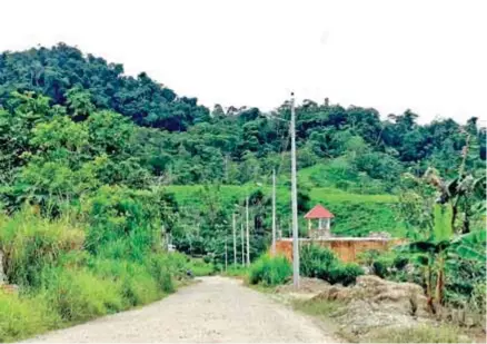  ??  ?? OBRA. Los barrios rurales de la parroquia Santa Elena reciben proyecto de electrific­ación.