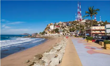  ?? ?? Mazatlán beach in Mexico. Photograph: holgs/Getty Images