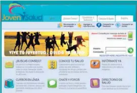  ??  ?? TeenSmart Internatio­nal tiene inscritos a 52.000 jóvenes, quienes utilizan la plataforma de servicios gratuitos JovenSalud.net.