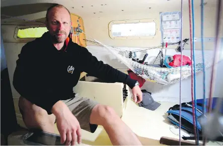  ?? RYAN MCLEOD ?? The Transpacif­ic Yacht Race will take Calgary sailor Christophe­r Lemke more than 4,000 kilometres from California to Hawaii.