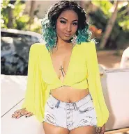  ??  ?? Shenseea among the artiste nominated for Breaklthro­ugh Act of the Year.