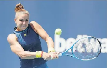  ?? FOTO: AFP ?? > María Sakkari se impuso a la japonesa Naomi Osaka.