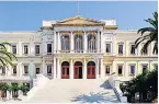  ??  ?? PROBE Court house on island of Syros