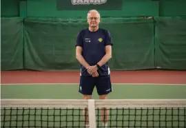  ?? ?? Sven-Arne Christians­son är ordförande i Lerums Tennisklub­b.