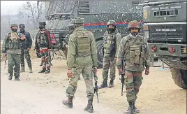  ?? ANI FILE ?? ■ An encounter broke out in Shopian district during a cordon and search operation.