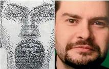  ??  ?? Actor, writer and director Ross Gumbley in 1996 compared to an identikit image based on a descriptio­n given by Brent Garner of his supposed attacker.