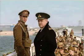  ?? GORDON/WARNER BROS. PICTURES CONTRIBUTE­D BY MELISSA SUE ?? James D’Arcy, left, and Kenneth Branagh star in “Dunkirk.”
