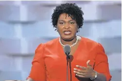  ?? ROBERT DEUTSCH, USA TODAY ?? Stacey Abrams is among a surge of women planning to run for local or statewide office — now up to 14,000 nationwide.