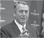  ??  ?? As House speaker, John Boehner opposed marijuana. CAROLYN KASTER/AP