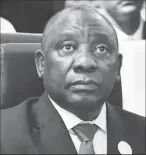  ??  ?? Cyril Ramaphosa