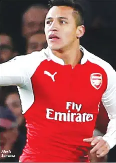  ??  ?? Alexis Sanchez