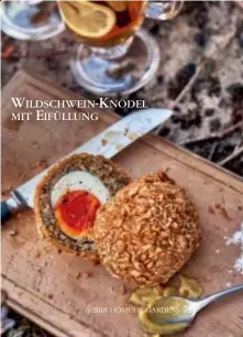  ??  ?? WILDSCHWEI­N-KNÖDEL EIFÜLLUNG MIT