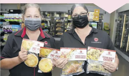  ?? (Photos: Joseph Wellington) ?? Two Sisters and a Dog Café co-principals Karen Matalon (left) and Laura Matalon-chandley are proud of their Ready Ready Meals.