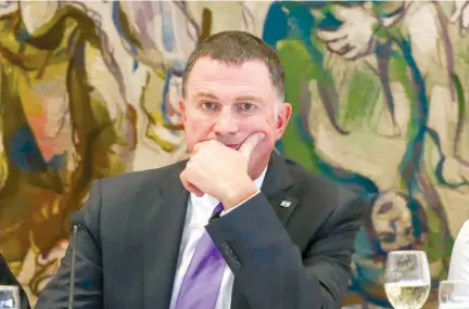  ?? (Marc Israel Sellem/The Jerusalem Post) ?? YULI EDELSTEIN. Was it his job to hold up Knesset proceeding­s – even if he had the legal authority to do so – to facilitate unity talks?