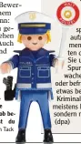  ?? Foto: imago/Jochen Tack ?? Auch in der Welt von Play mobil gibt es Polizisten. Wie du in unserer Welt diesen Job be kommen kannst, erfährst du hier.