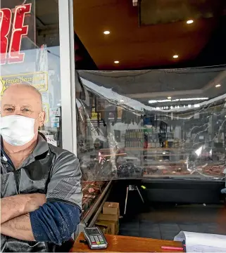  ?? RICKY WILSON/ STUFF ?? Auckland butchery owner Dave Rossiter says having an online ordering system helped take the sting out of the city’s return to lockdown.