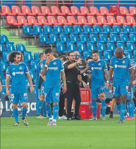  ?? FOTO: EFE ?? El Getafe, a cambiar de cara Si fanal de temporada en Laliga no fue el deseado