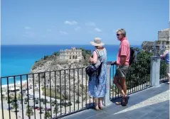  ??  ?? LEFT Procida, an island just outside the Bay of Naples
ABOVE Tropea is a Calabrian ‘must see’
RIGHT Keppel emerged as shared family asset. Nephew Olly, niece ‘Bellen’ and Janie
