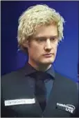  ??  ?? Neil Robertson is counting down the days until his barber opens.